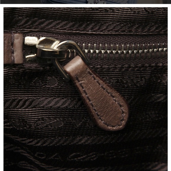 Prada Brown Vernice Two Way Leather Travel - Picture 5 of 8